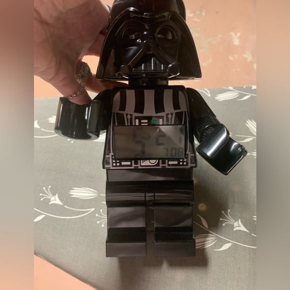 Black Darth Vader LEGO Alarm Clock in great used condition. - Picture 4 of 8